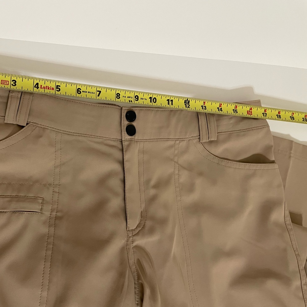 New MAGELLAN Outdoors Tan/Khaki Convertible Cargo Pants/Shorts Wick/UPF large - Picture 5 of 15